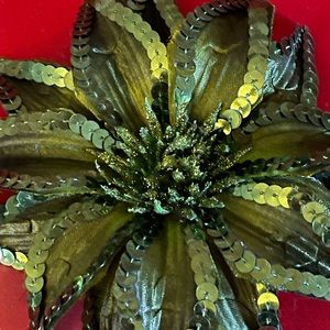 Flower hair accessory or pendant.